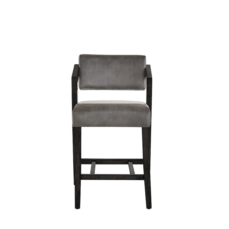 Wood Finish Counter & Bar Chair by