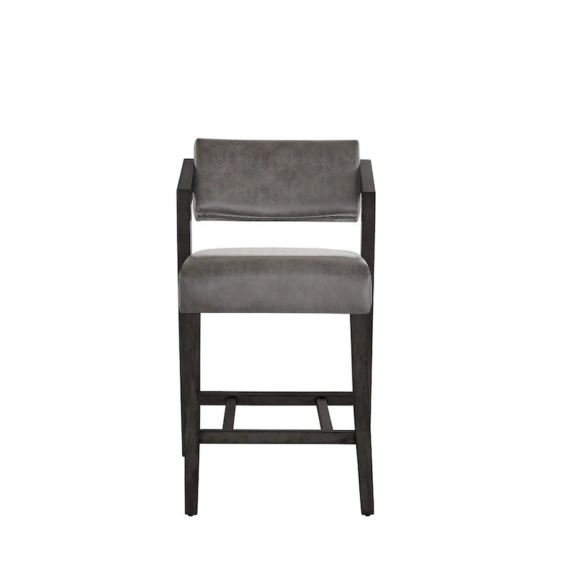 Wood Finish Counter & Bar Chair by