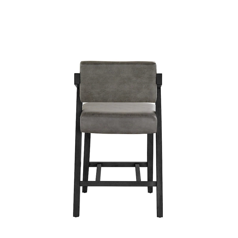 Wood Finish Counter & Bar Chair by