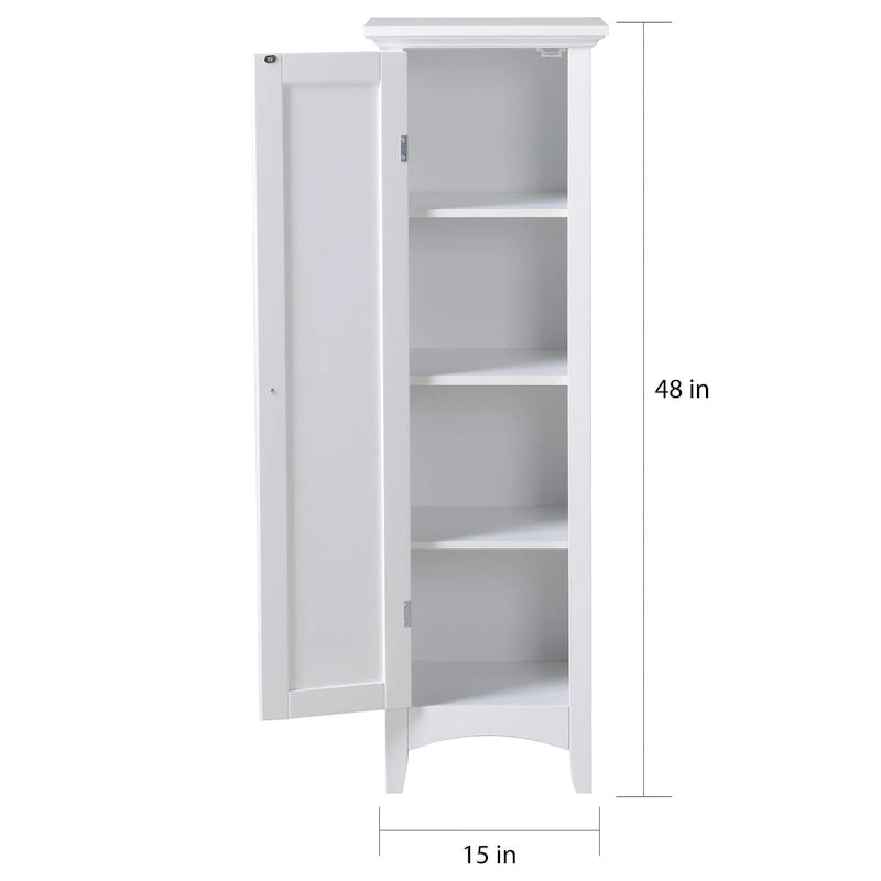 White One Door Kitchen Storage Pantry