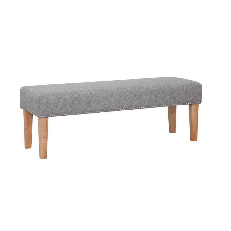 Upholstered Accent Bench w/ Nailhead Trim