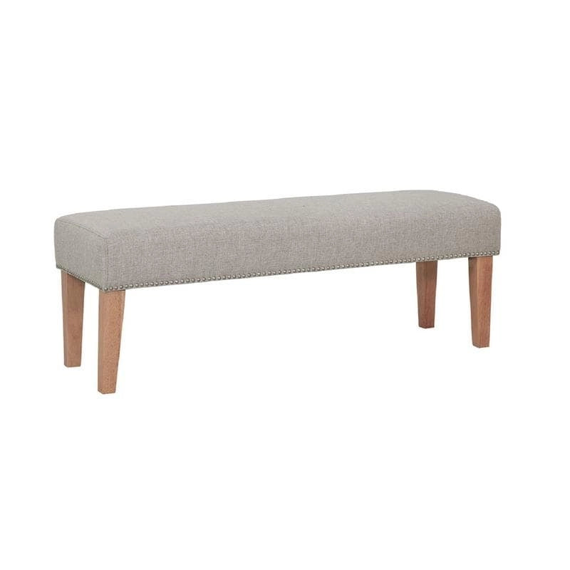 Upholstered Accent Bench w/ Nailhead Trim
