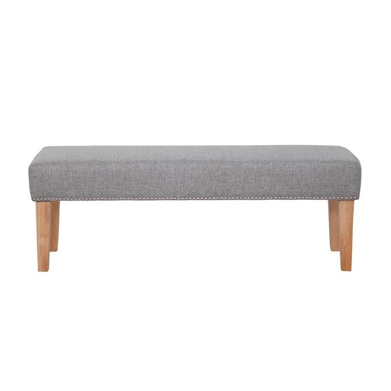 Upholstered Accent Bench w/ Nailhead Trim