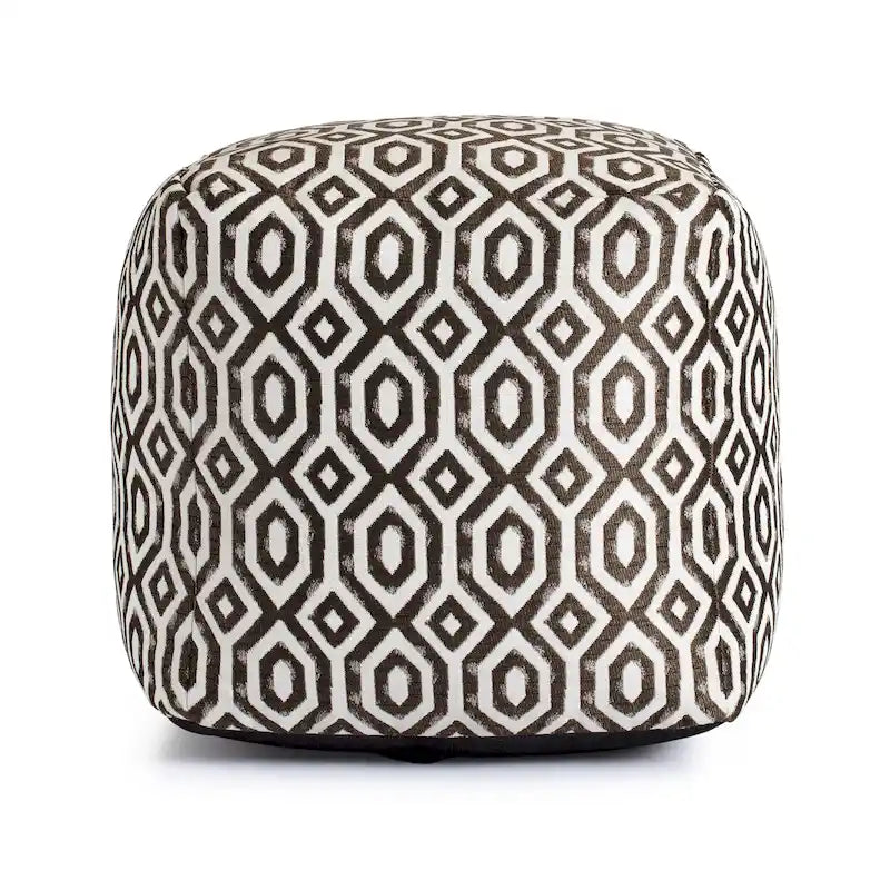 Indoor/Outdoor 18 x 18 Square Pouf Ottoman