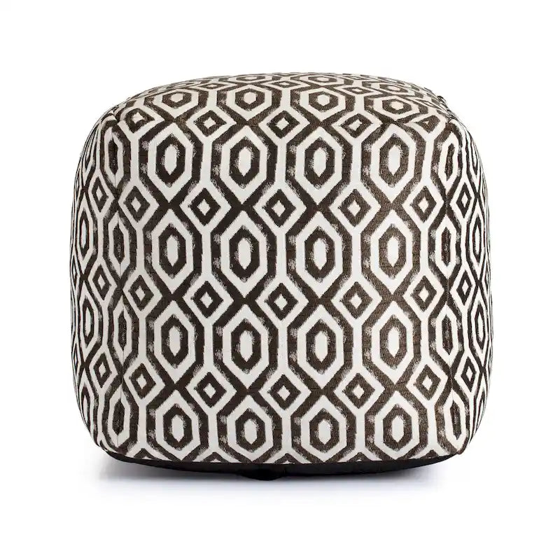 Indoor/Outdoor 18 x 18 Square Pouf Ottoman