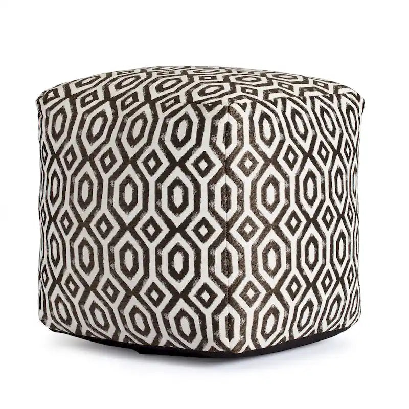 Indoor/Outdoor 18 x 18 Square Pouf Ottoman