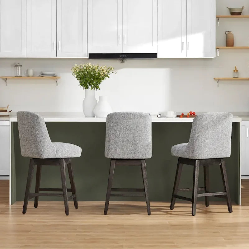 Modern Counter Height Barstool Set of 2