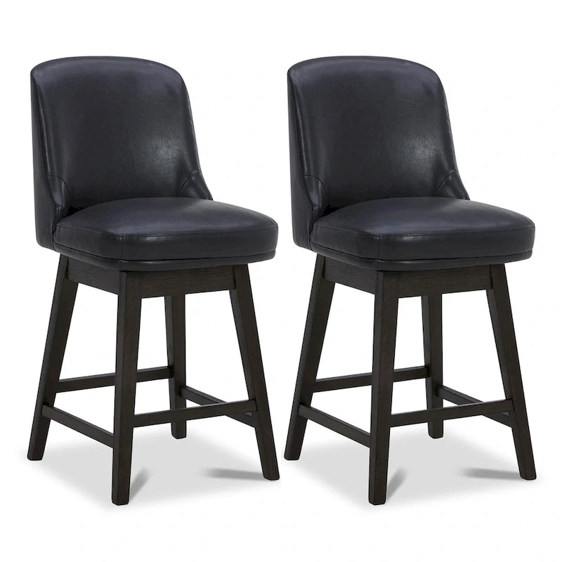 Modern Counter Height Barstool Set of 2