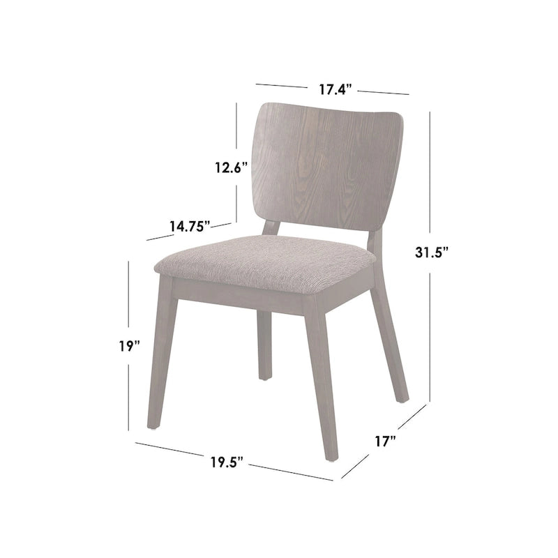 Mid-Century Dining Chairs (Set of 2)