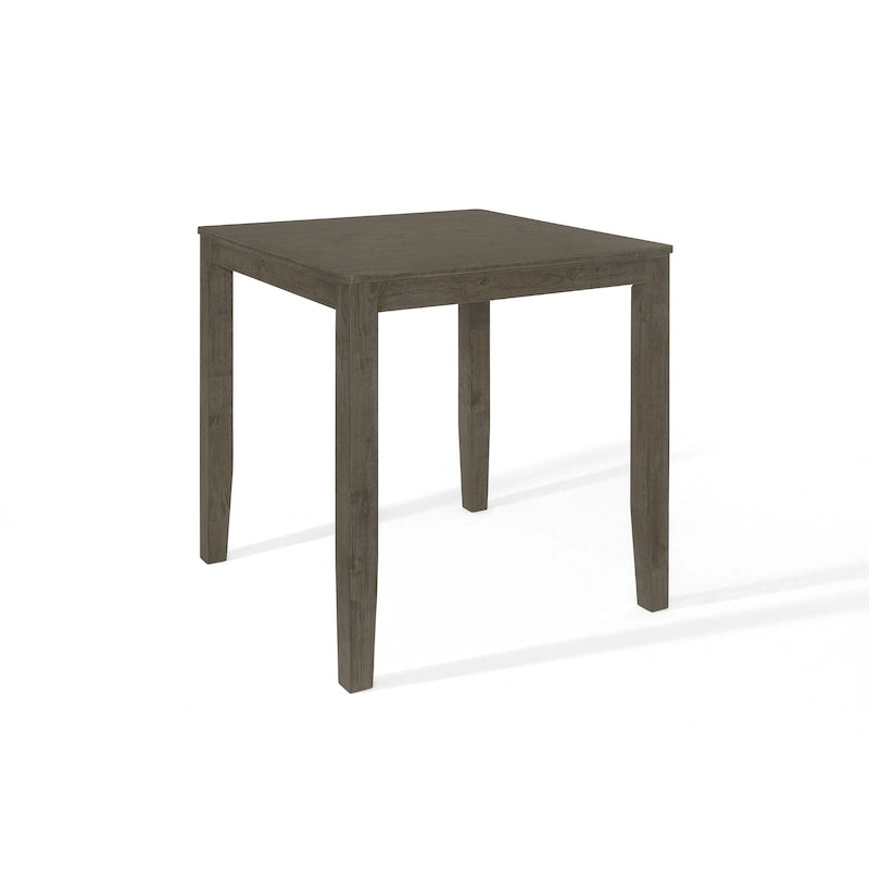Simple Rustic Square Counter Height Dining Table - Grey