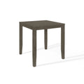 Simple Rustic Square Counter Height Dining Table - Grey