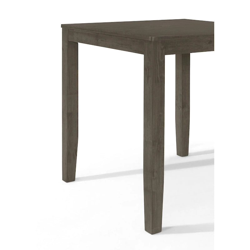 Simple Rustic Square Counter Height Dining Table - Grey