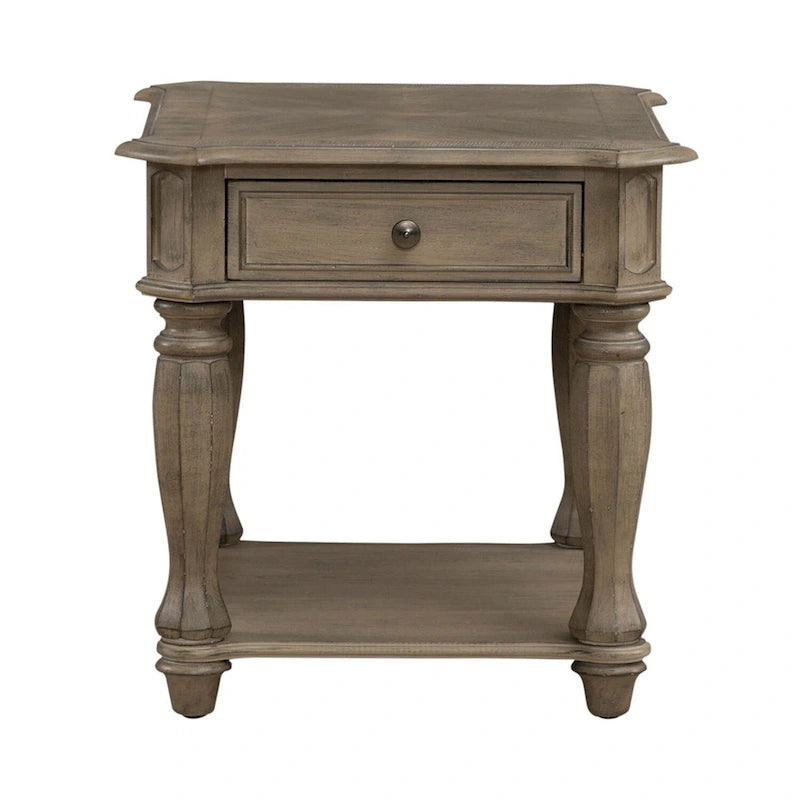 End Table for Living Room- 2 Finish Options - W24 x D28 x H24