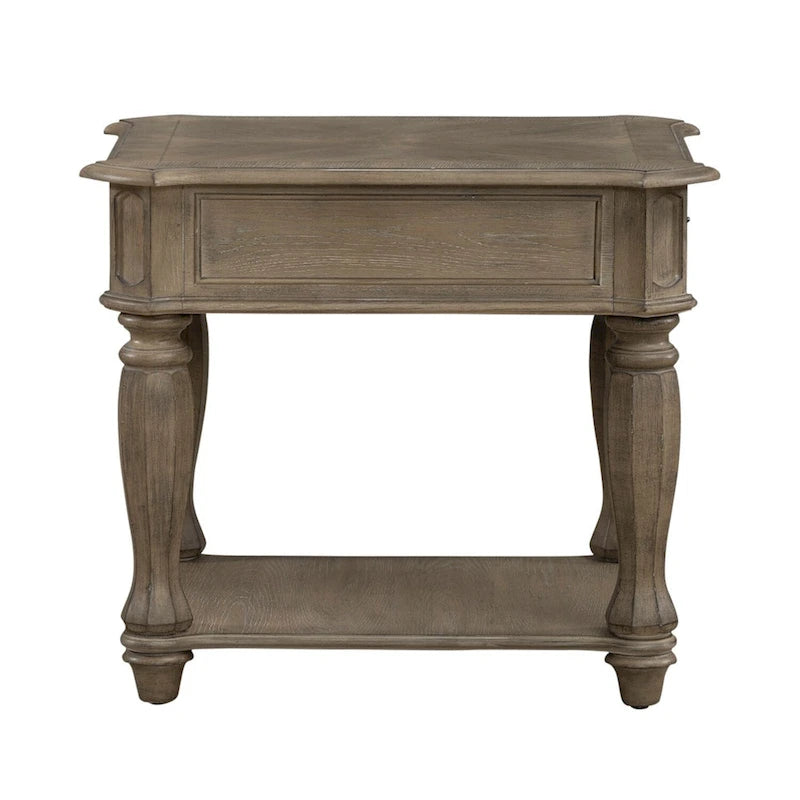 End Table for Living Room- 2 Finish Options - W24 x D28 x H24