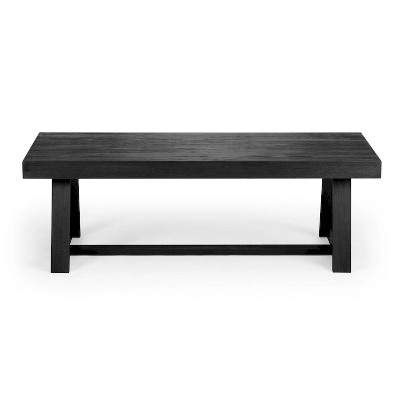 Classic Rectangular Trestle Leg Coffee Table - 48
