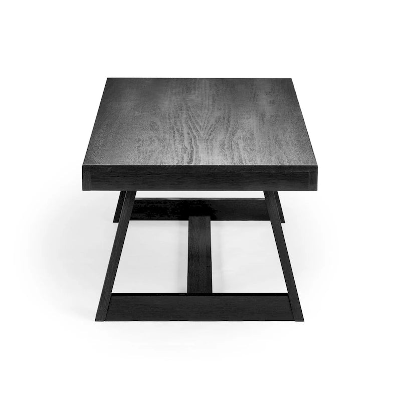 Classic Rectangular Trestle Leg Coffee Table - 48