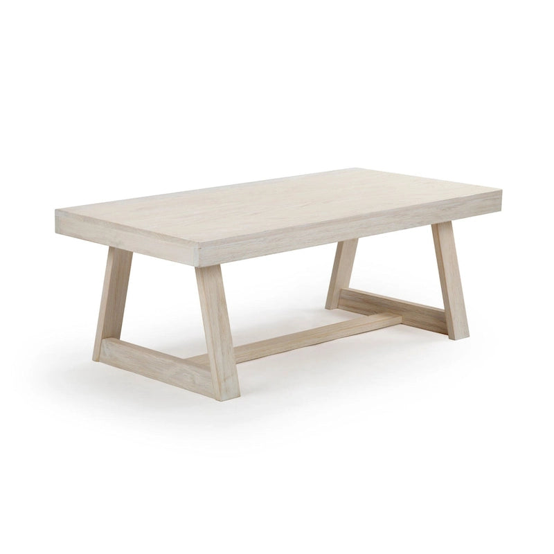 Classic Rectangular Trestle Leg Coffee Table - 48