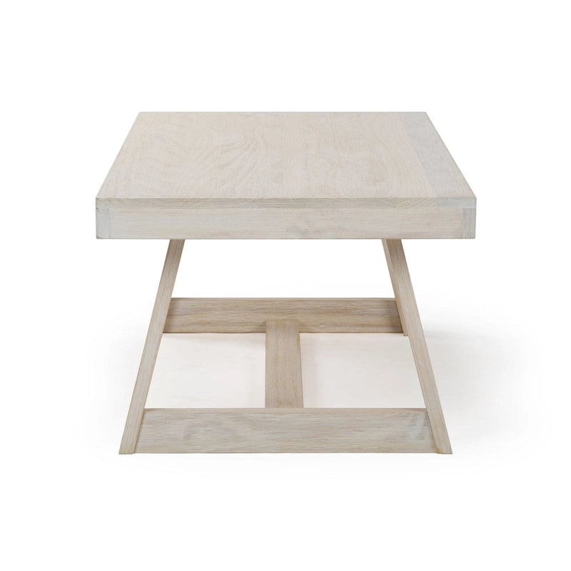 Classic Rectangular Trestle Leg Coffee Table - 48