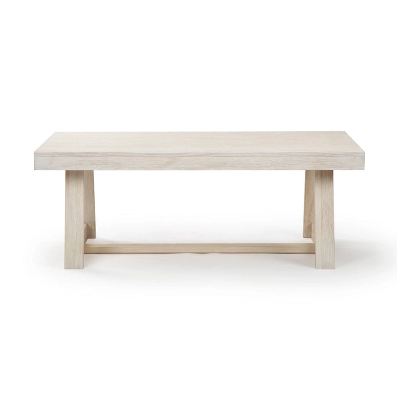 Classic Rectangular Trestle Leg Coffee Table - 48