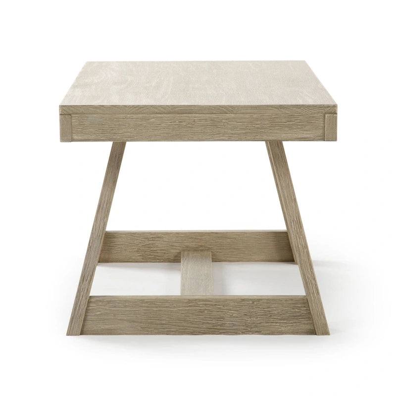 Classic Rectangular Trestle Leg Coffee Table - 48