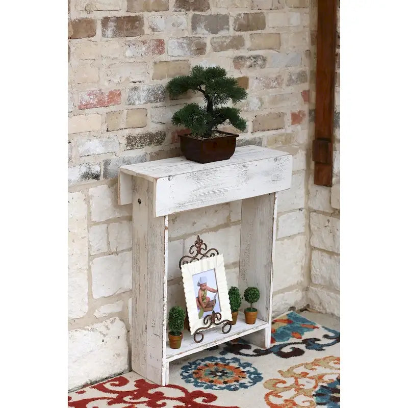 Rustic Skinny Wall Table