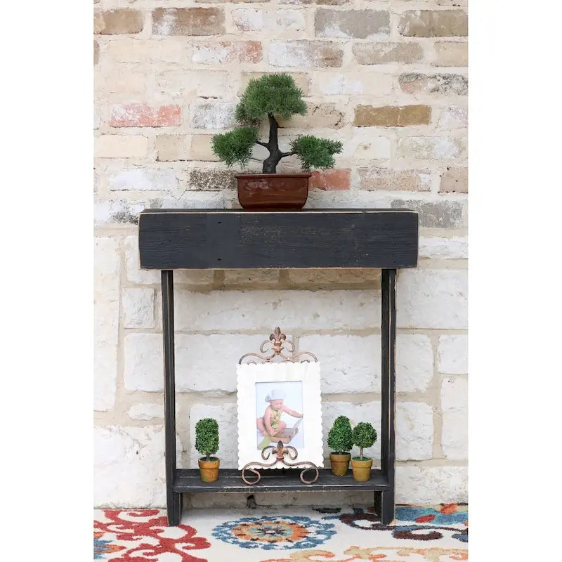 Rustic Skinny Wall Table