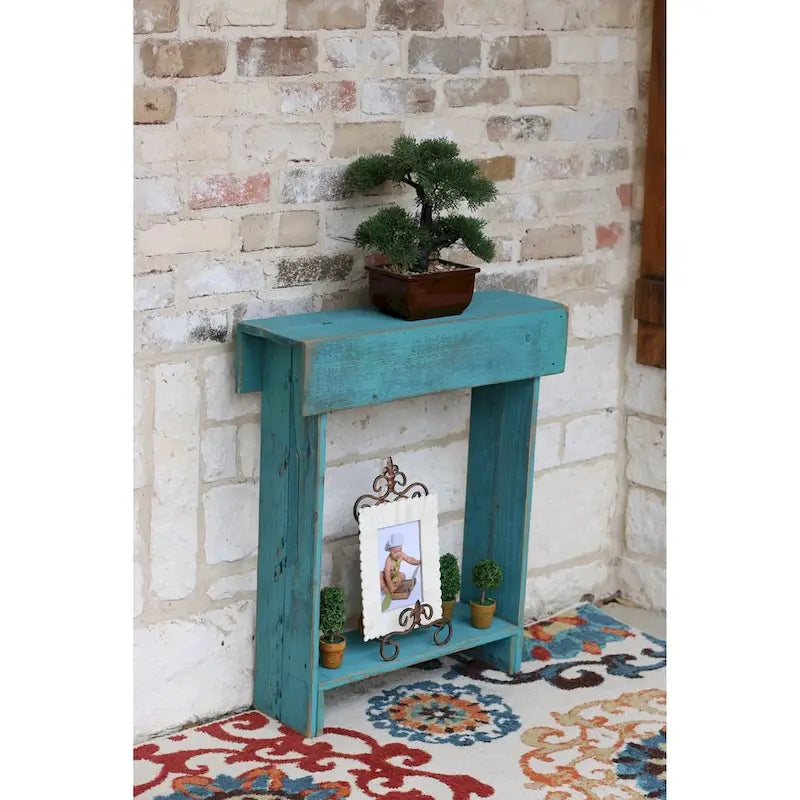 Rustic Skinny Wall Table