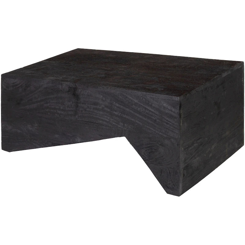 Modern Angular Wooden Coffee Table - 15H x 39W x 22D
