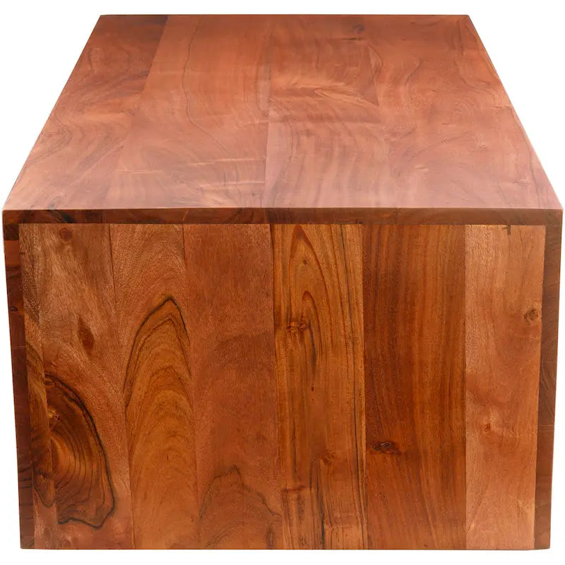 Modern Angular Wooden Coffee Table - 15H x 39W x 22D
