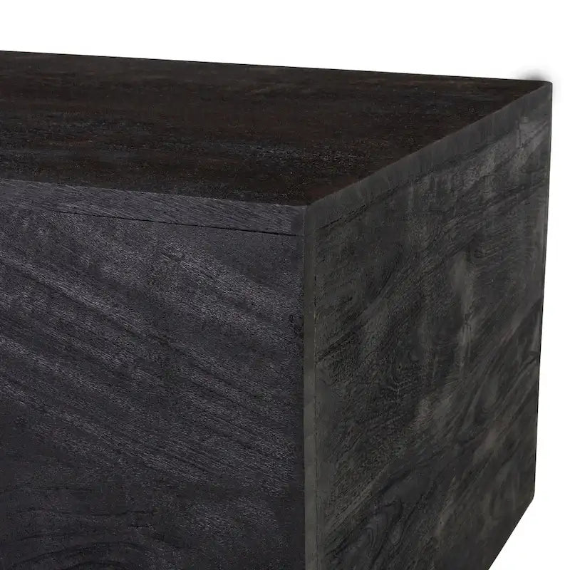 Modern Angular Wooden Coffee Table - 15H x 39W x 22D