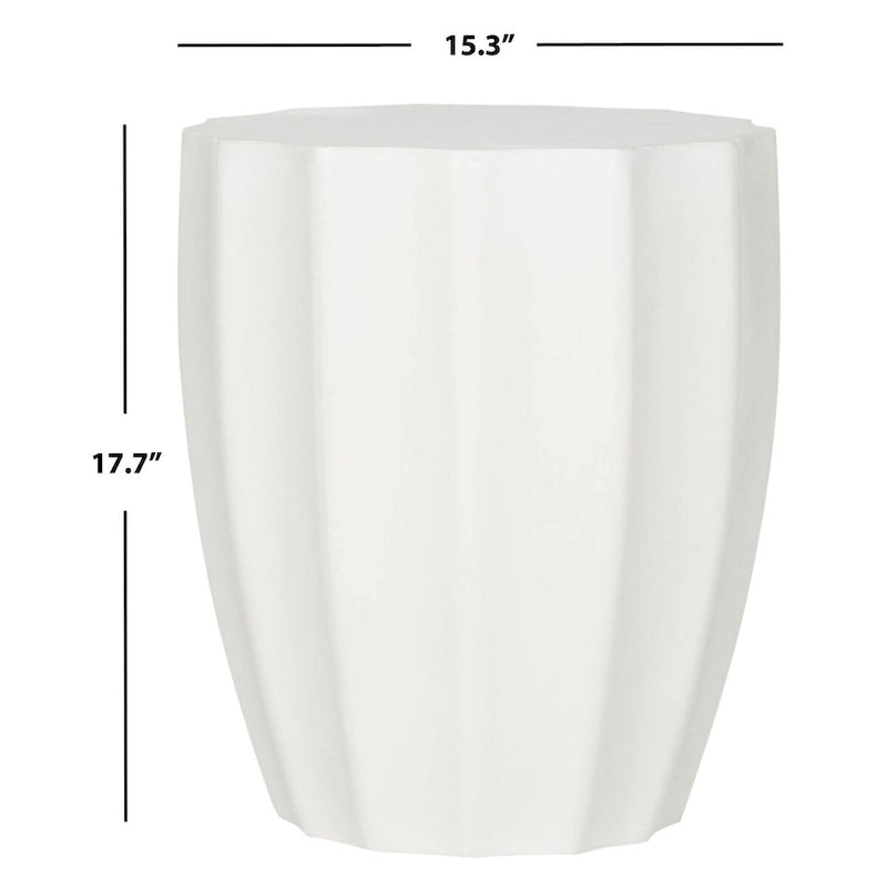 Concrete Indoor/ Outdoor Accent Table - 15.3 x 15.3 x 17.7 - 15Wx15Dx18H