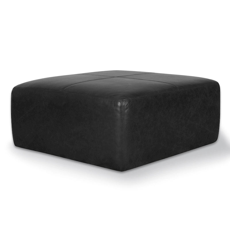 Ottoman - Full Grain Genuine Italian Leather
