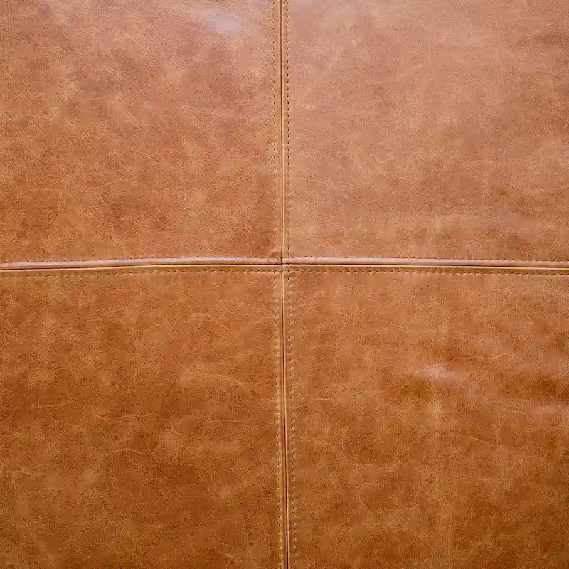Ottoman - Full Grain Genuine Italian Leather