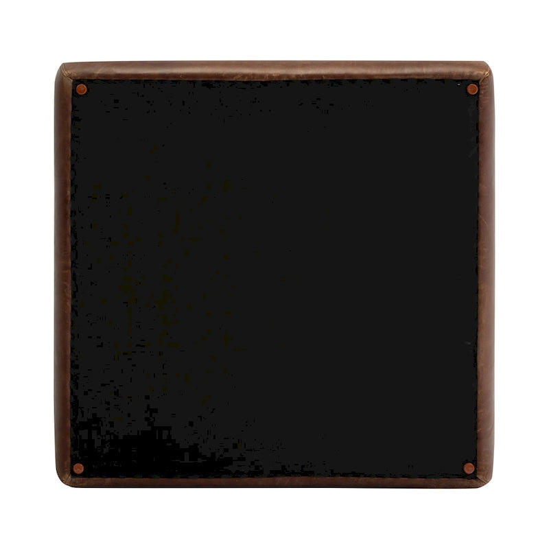 Ottoman - Full Grain Genuine Italian Leather