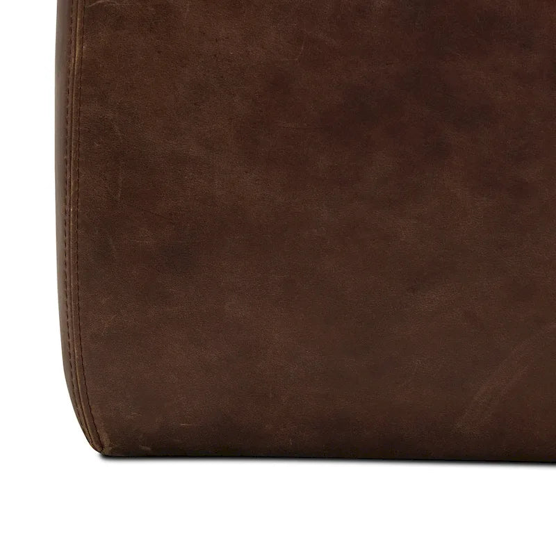 Ottoman - Full Grain Genuine Italian Leather