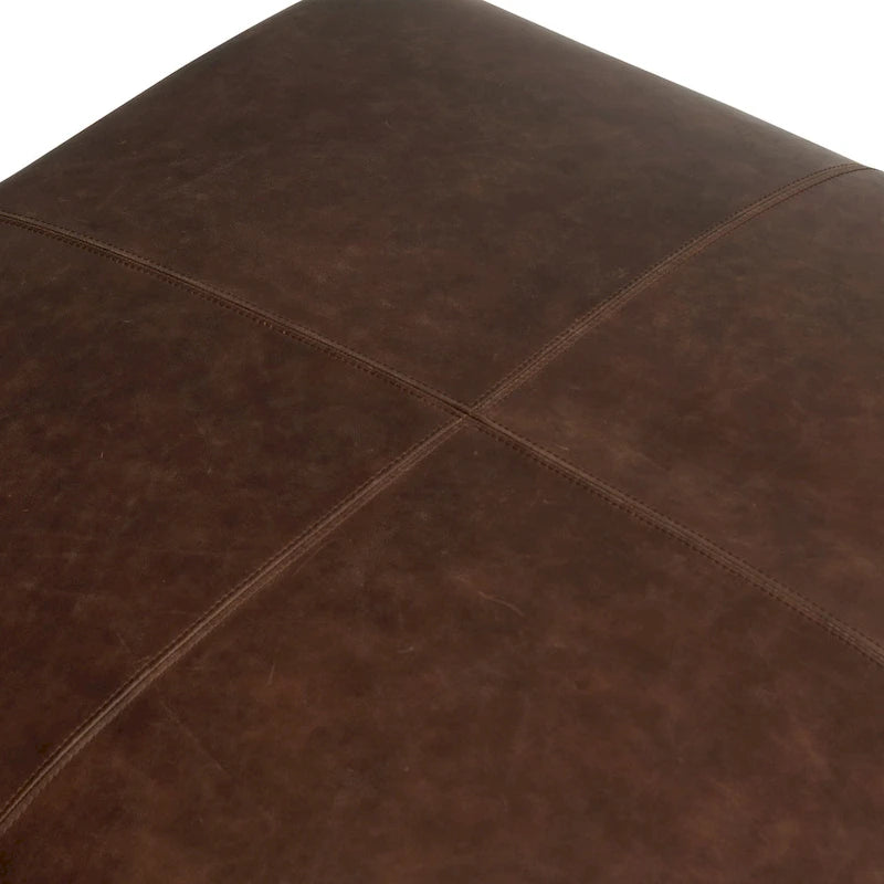 Ottoman - Full Grain Genuine Italian Leather