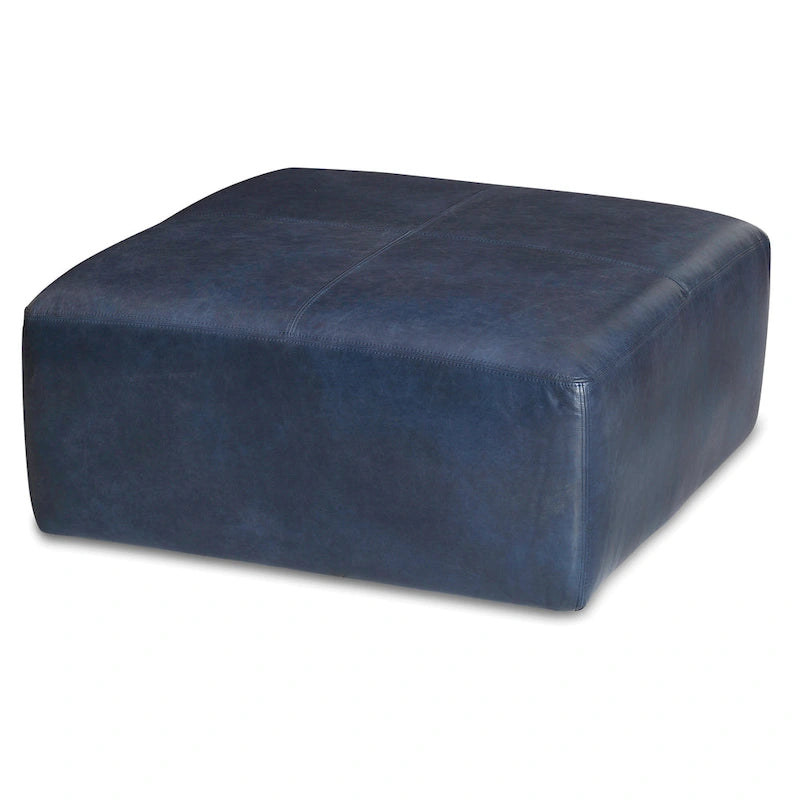 Ottoman - Full Grain Genuine Italian Leather
