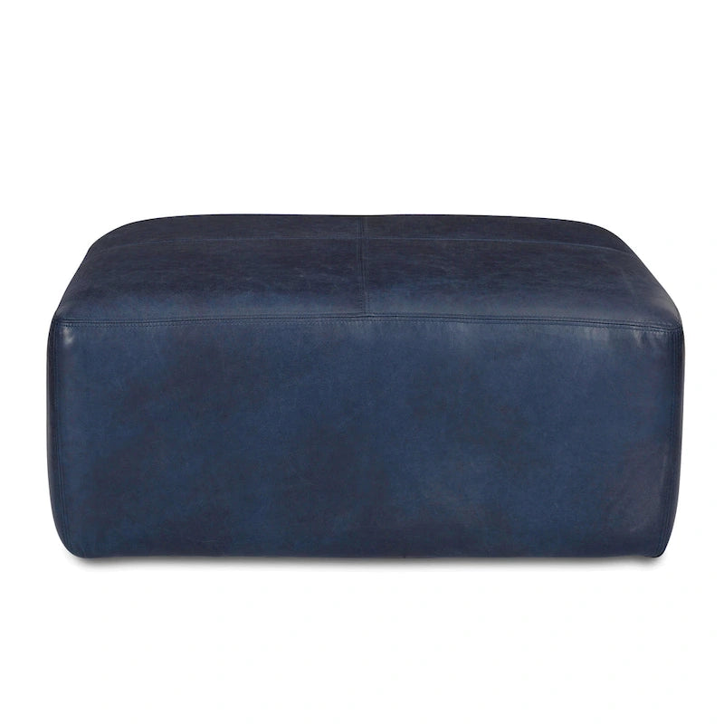 Ottoman - Full Grain Genuine Italian Leather