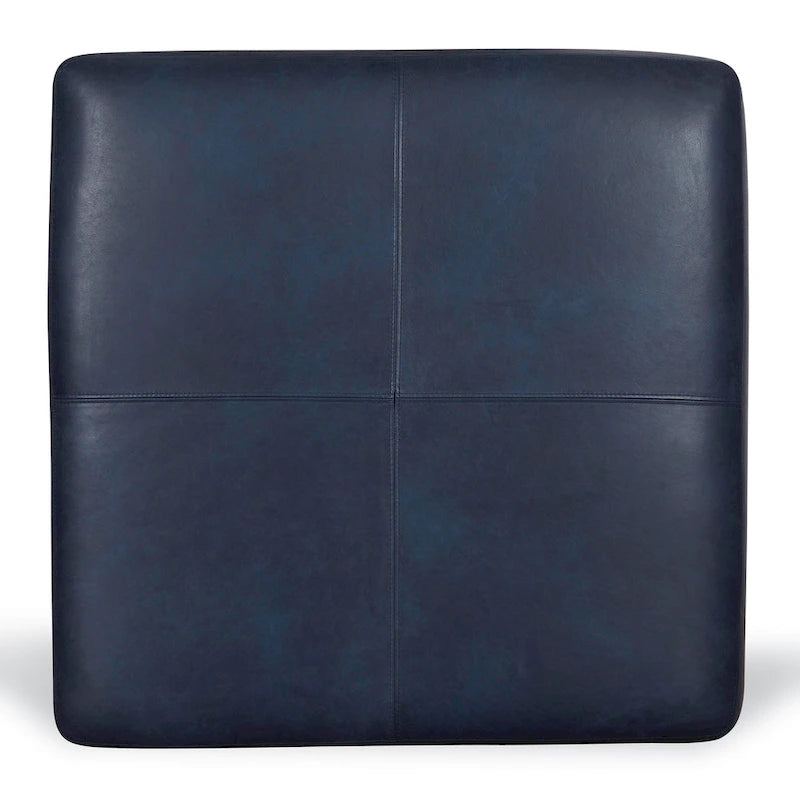 Ottoman - Full Grain Genuine Italian Leather