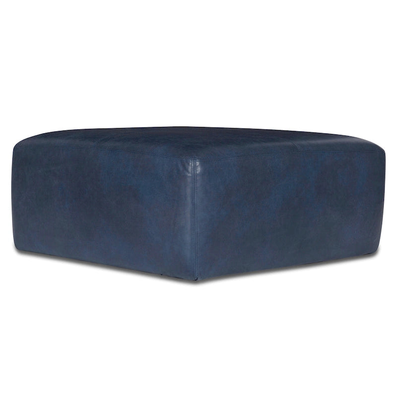 Ottoman - Full Grain Genuine Italian Leather