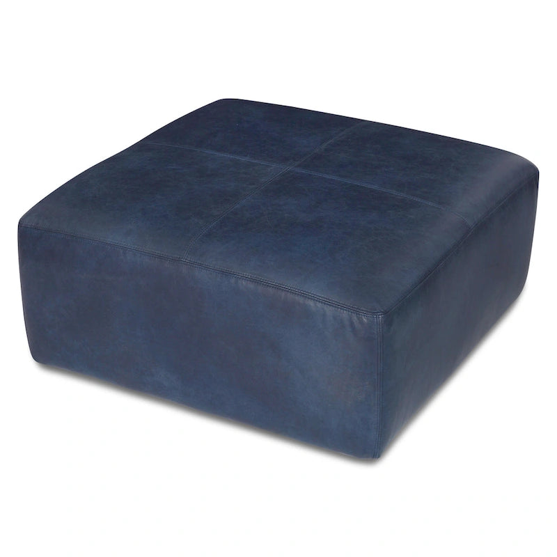Ottoman - Full Grain Genuine Italian Leather