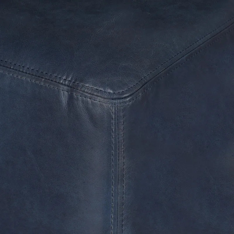 Ottoman - Full Grain Genuine Italian Leather