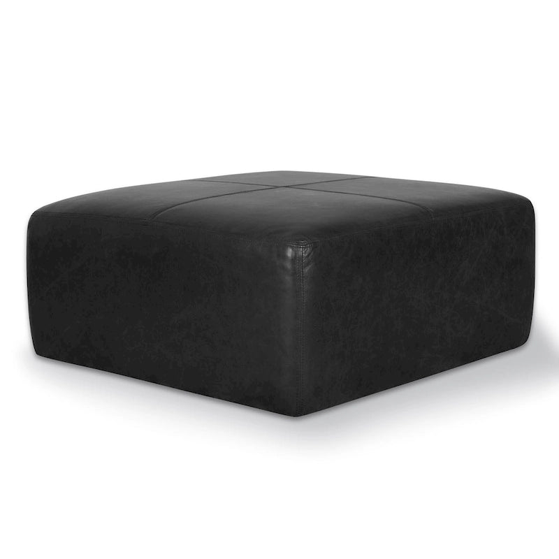 Ottoman - Full Grain Genuine Italian Leather