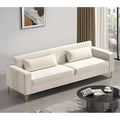 Modern Velvet Upholstered Living Room Sofa