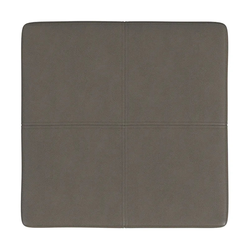 Square Metal Frame Ottoman
