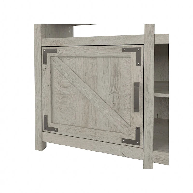 TV Stand for 70 Inch TV with Bookcases by