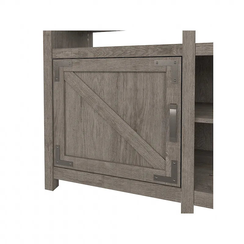 TV Stand for 70 Inch TV with Bookcases by